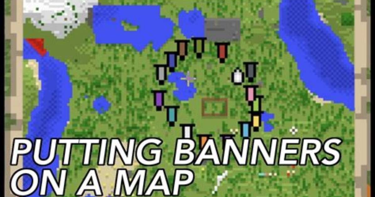 How to Put Banner on Map Minecraft Bedrock