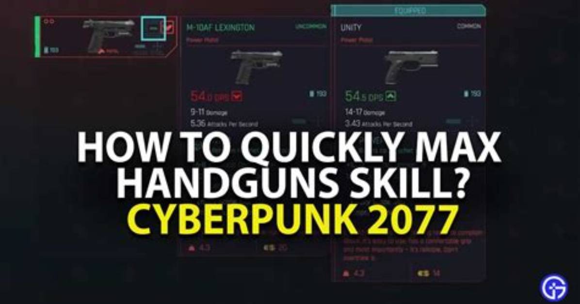 How to Quickly Max Handguns Skill