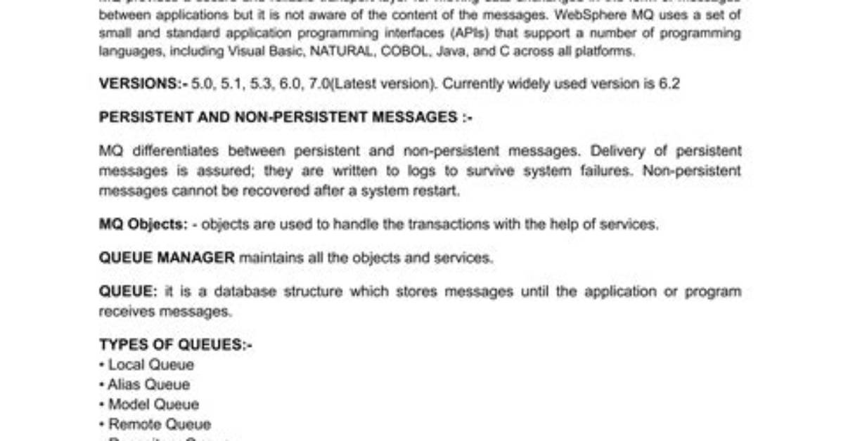How to Read Mq Messages Using Java Without Deleting Message from the Queue