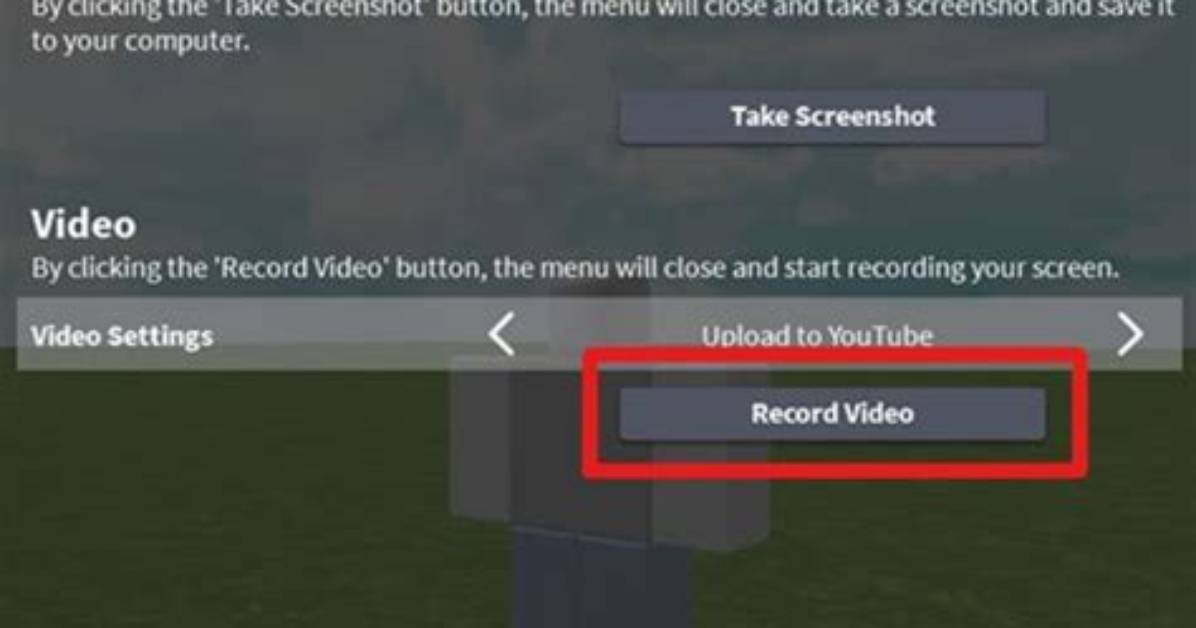 How to Record on Roblox