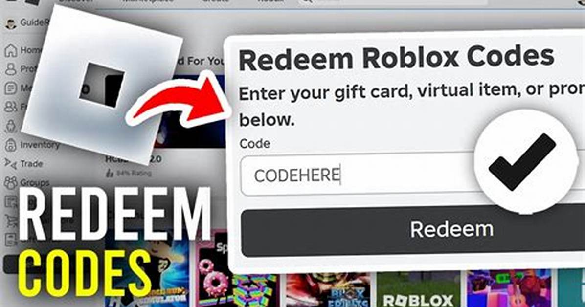 How to Redeem a Code on Roblox