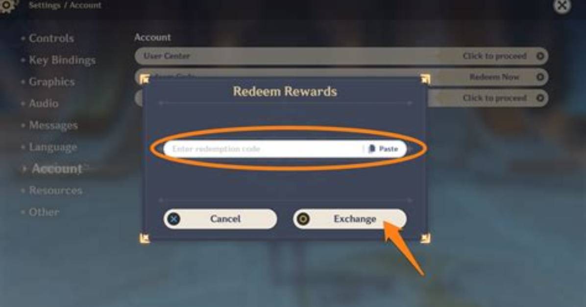 How to Redeem Genshin Impact Code on Mobile