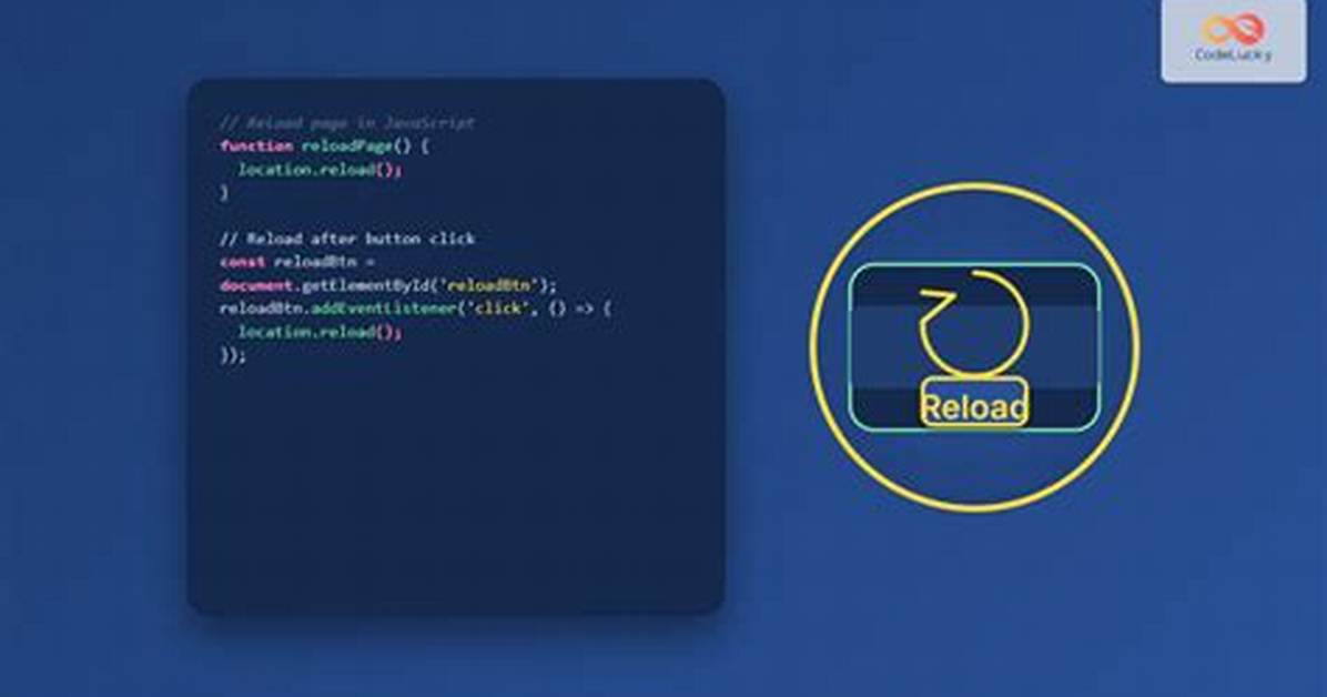 How to Reload a Page Using Javascript