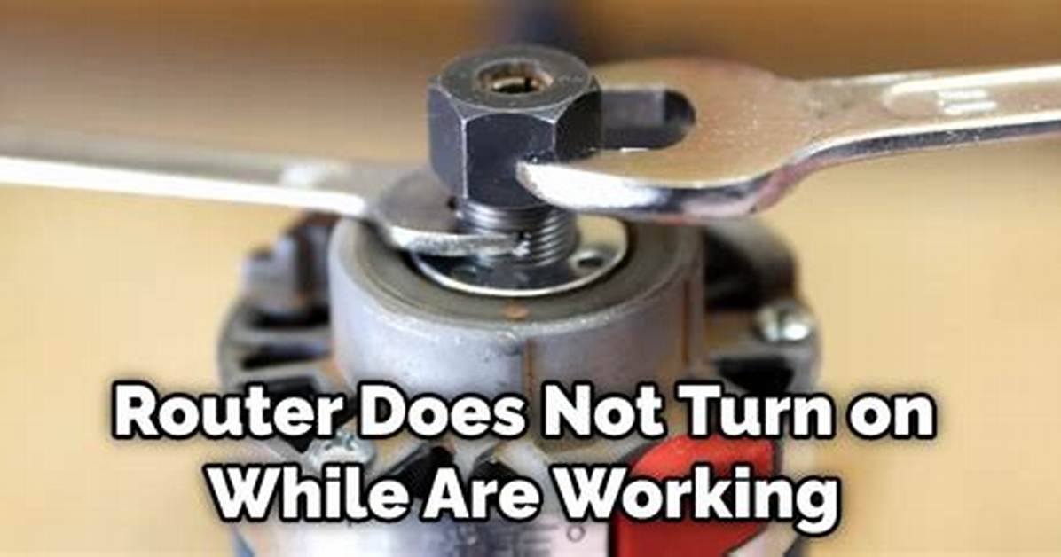 How to Remove a Router Bit
