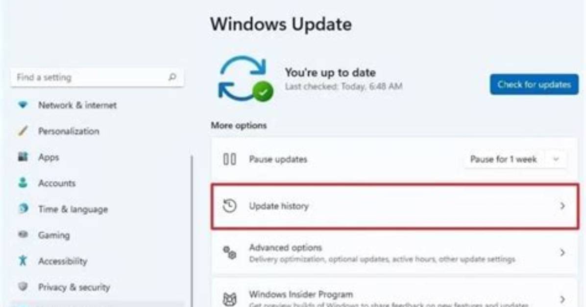 How to Remove a Windows Update?