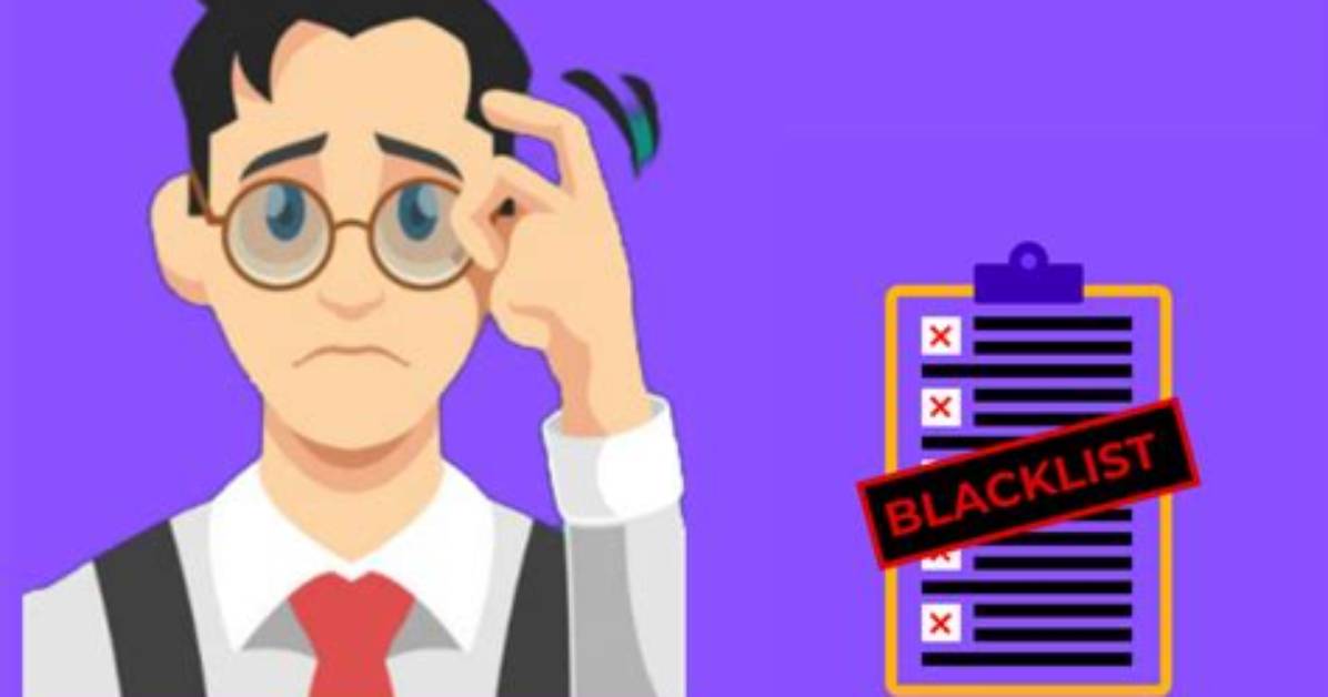 How to Remove Blacklisting?