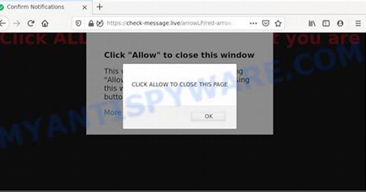 How to Remove Check-This-Message Pop-Ups? — Fix Guide