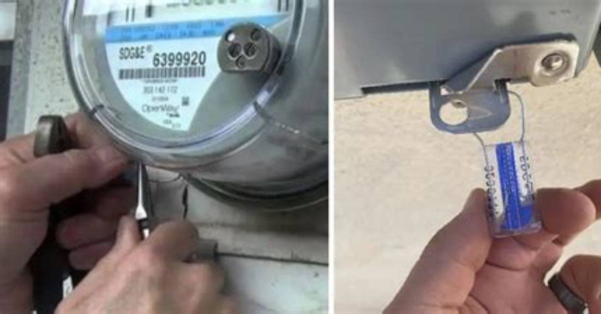 How to Remove Electric Meter Tag
