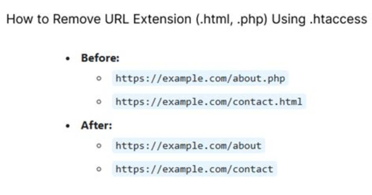 How to Remove. Html from Url?