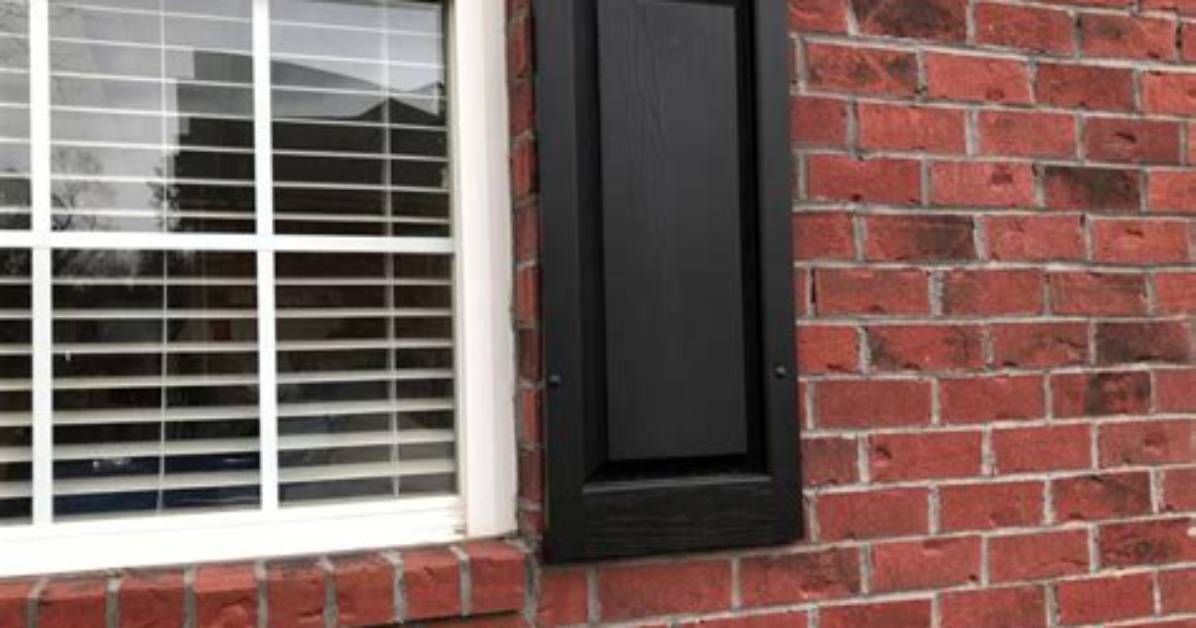 How to Remove Shutters from Brick