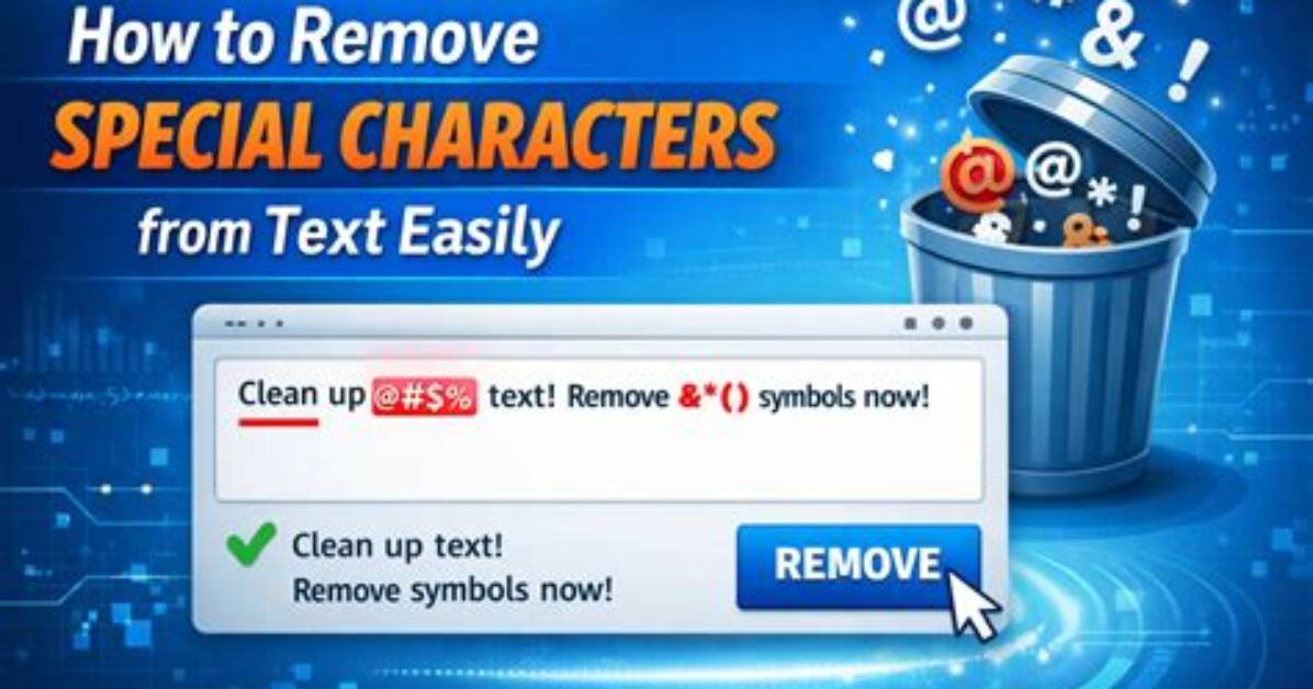How to Remove Special Characters from a String?