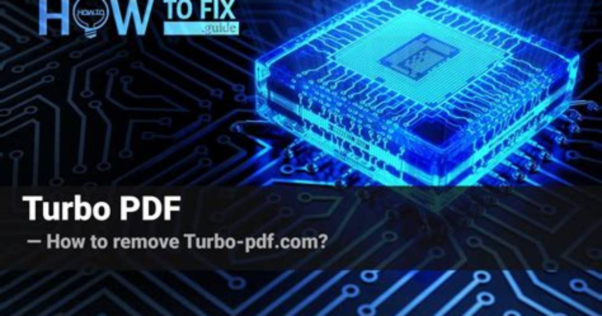 How to Remove Turbo Pdf Browser Plugin?