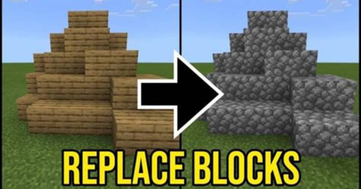 How to Replace Blocks in Minecraft 1.14