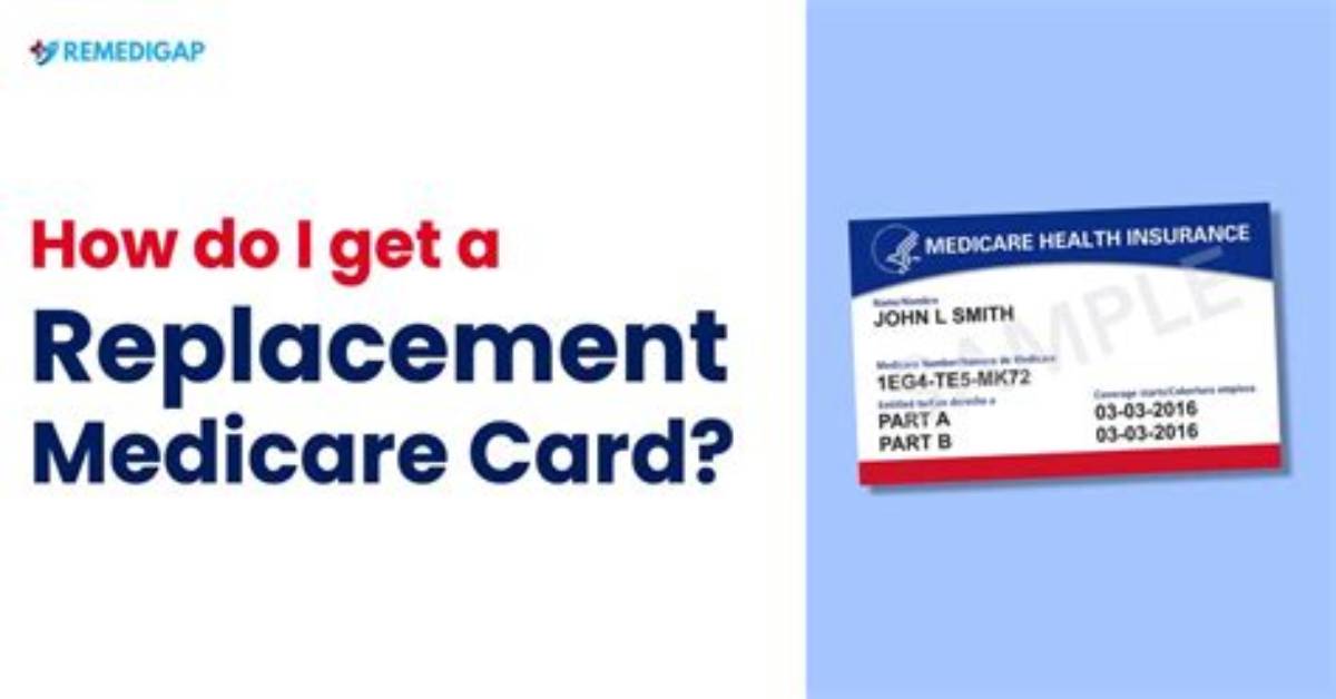 How to Replace Medicare Card