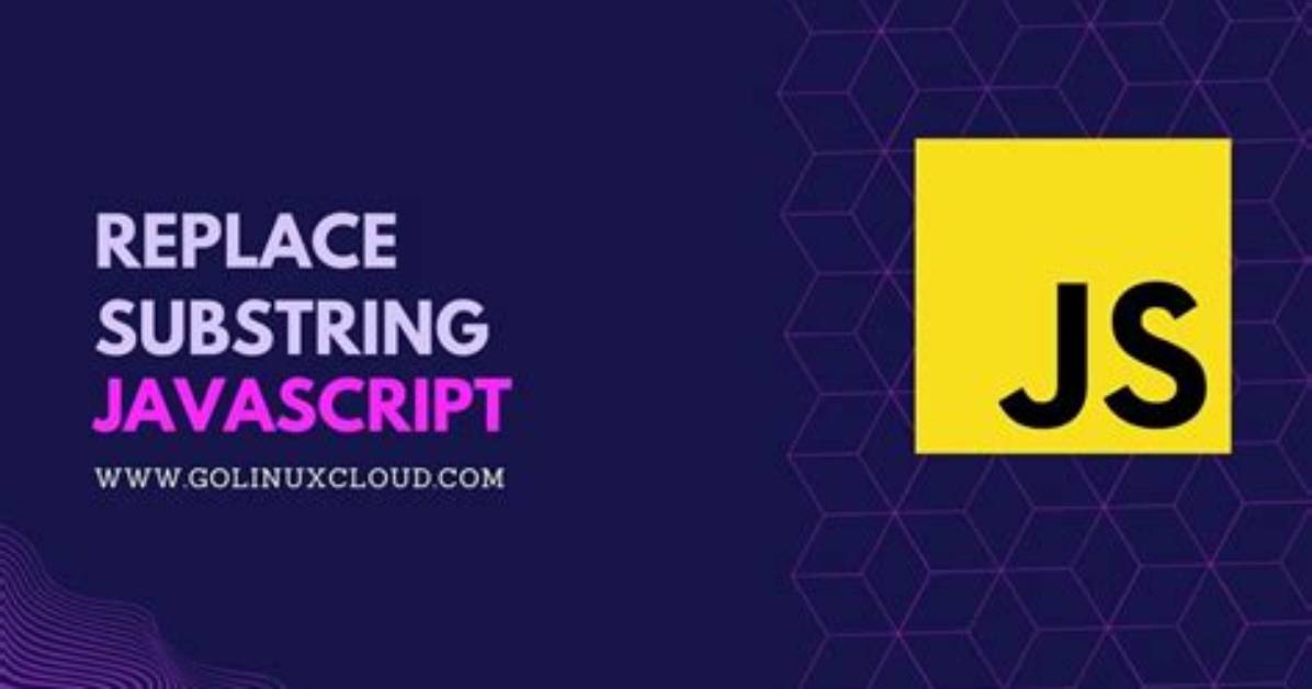 How to Replace Substring in Javascript?