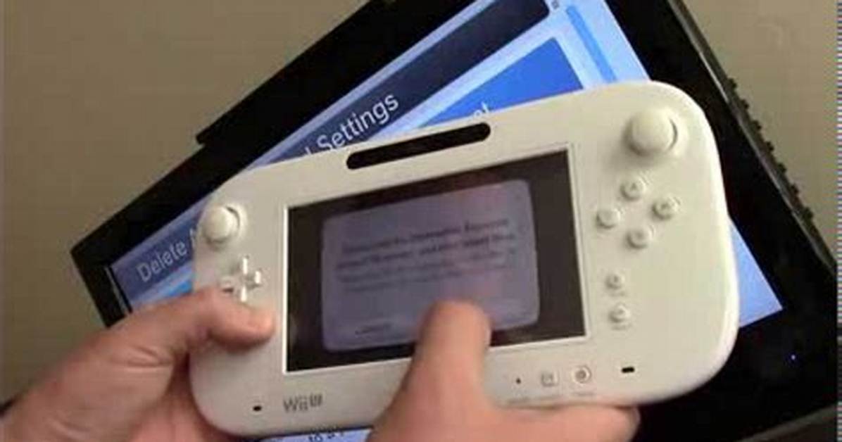 How to Reset Wii U