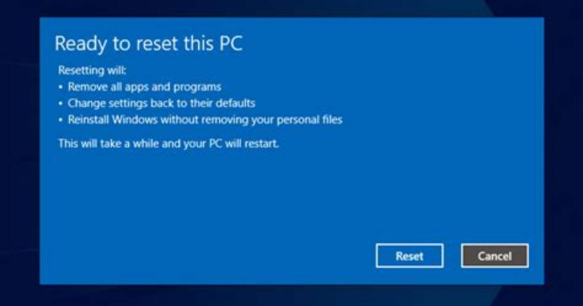 How to Reset Windows 8?