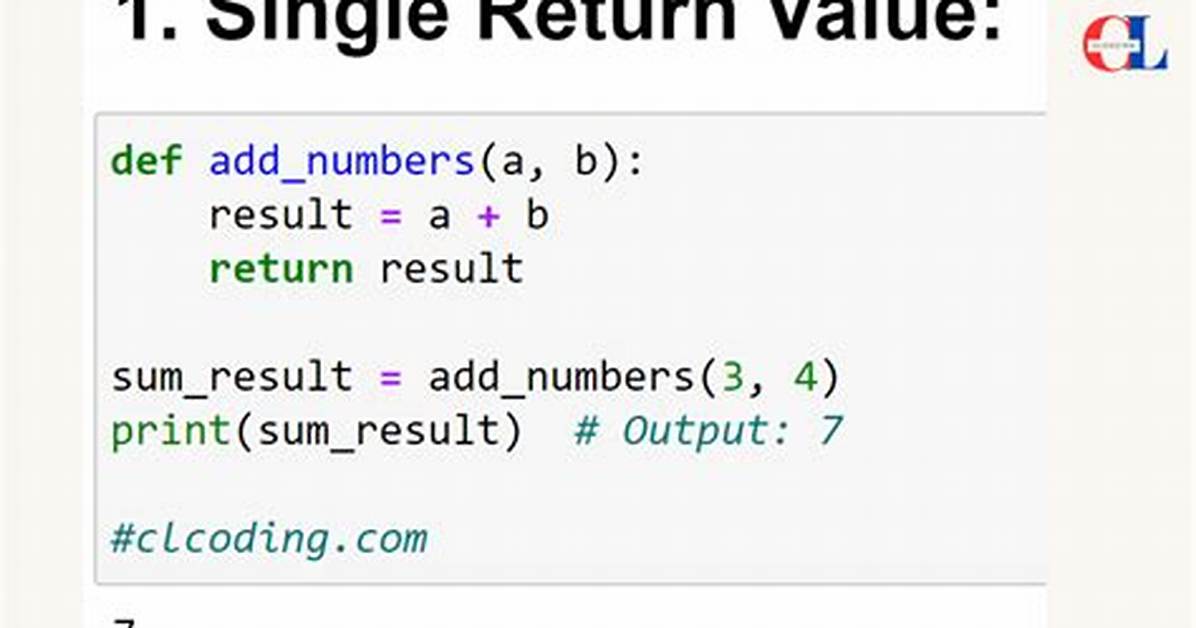How to Return a Result from a Vba Function