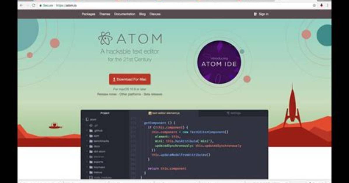 How to Run a Program in Atom Editor?