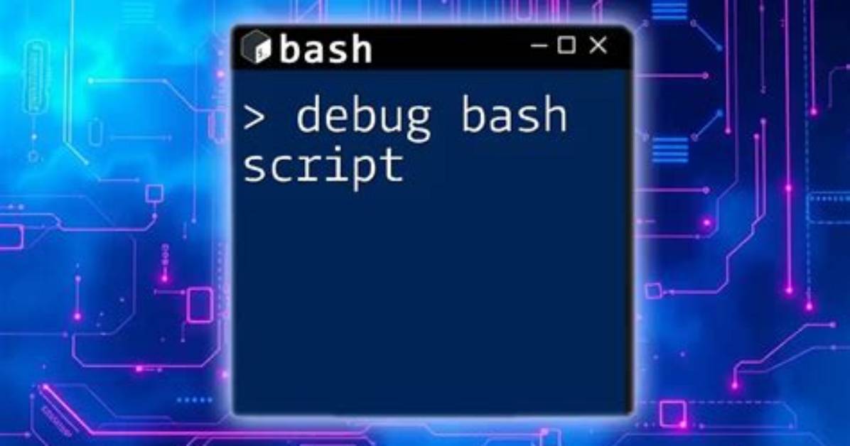 How to Run and Debug Bash Script from Vscode