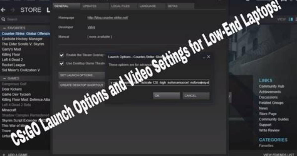 How to Run Csgo on Low End Laptop