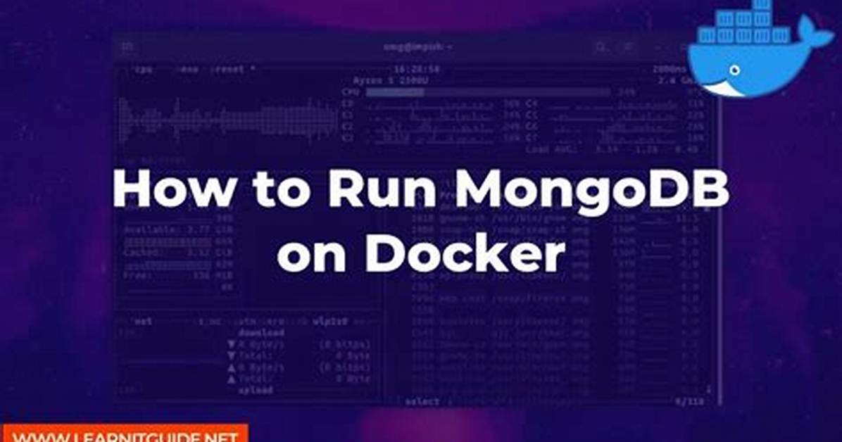 How to Run Mongodb as a Docker Container