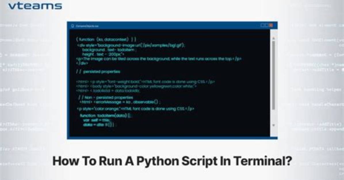 How to Run Python Script on Terminal?