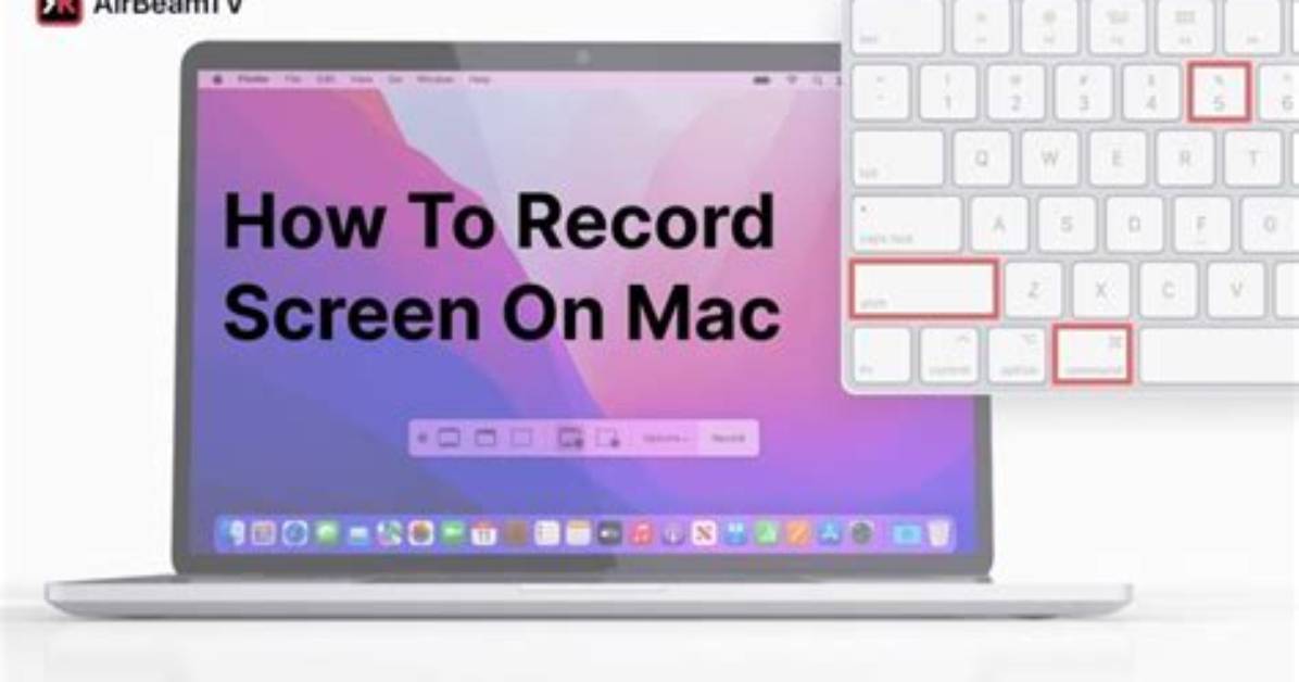 How to Screen Record on a Macbook Air