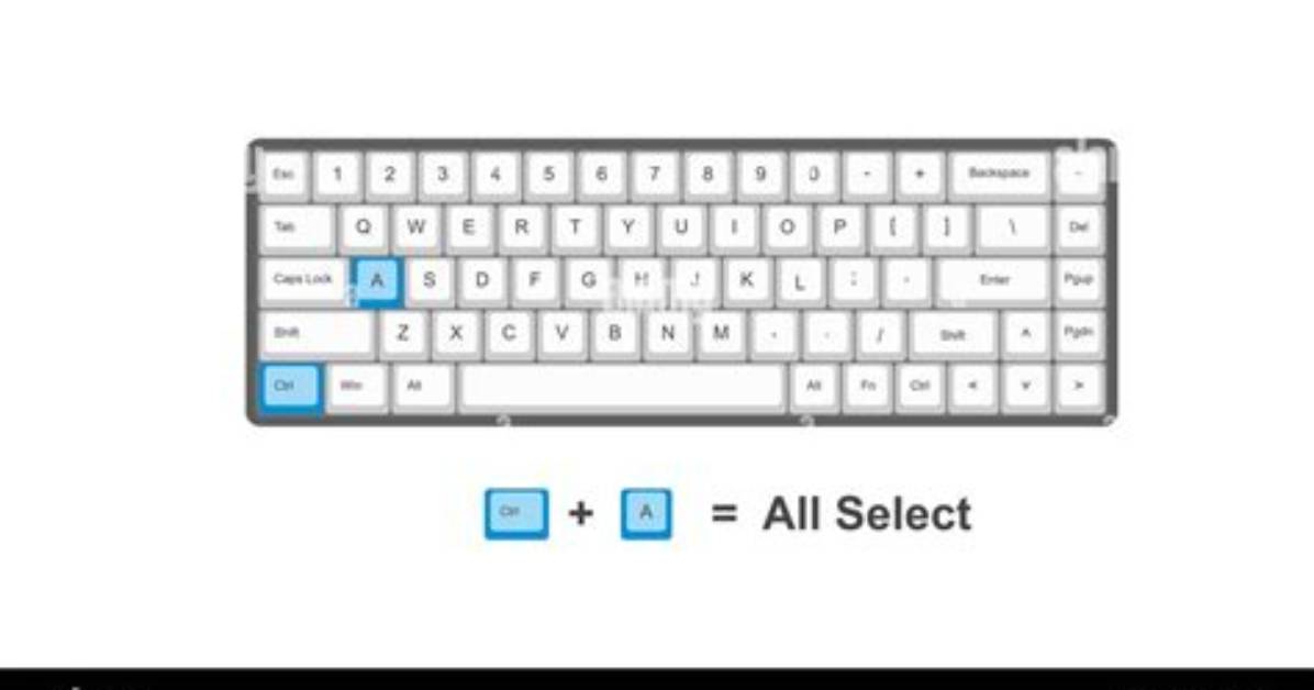 How to Select All on Windows?