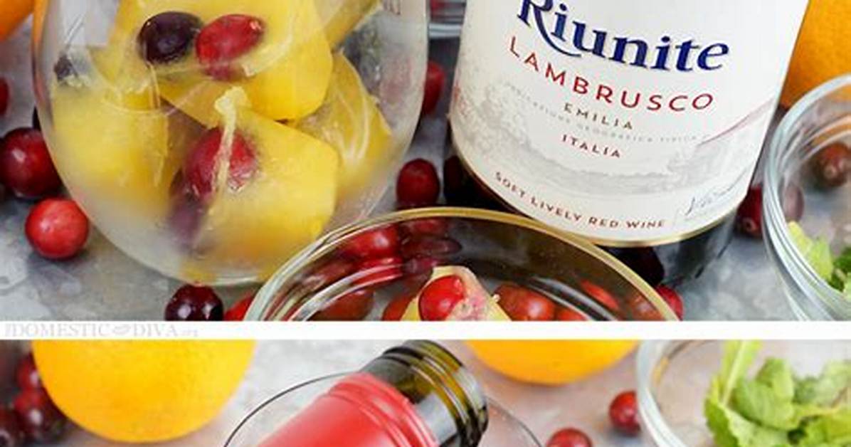 How to Serve Lambrusco?