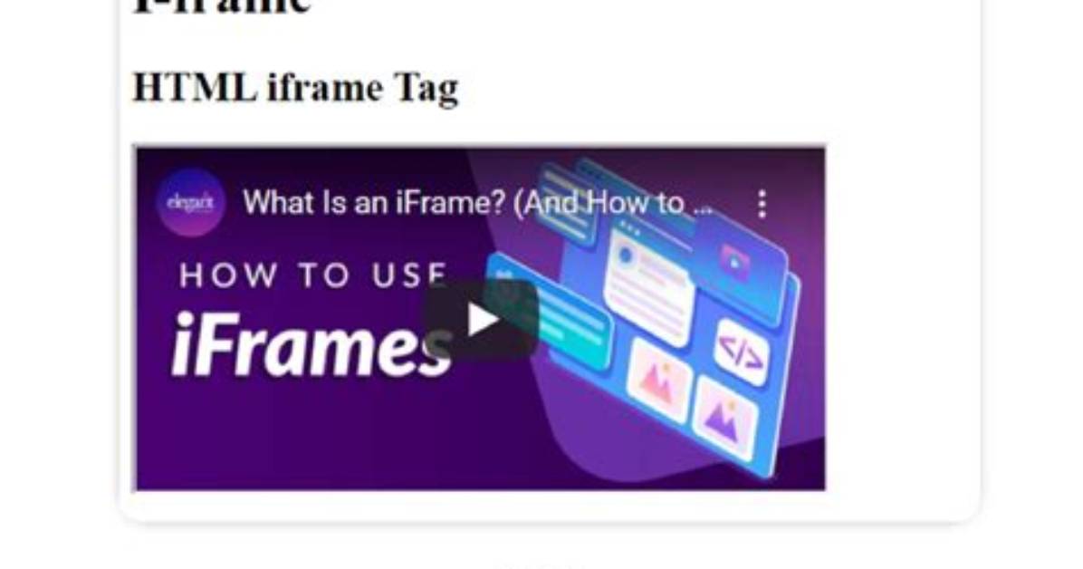 How to Set Iframe Size Dynamically