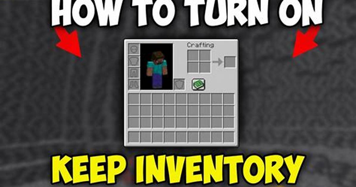 How to Set Keep Inventory in Minecraft