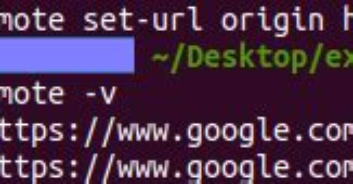 How to Set Origin Url in Git?