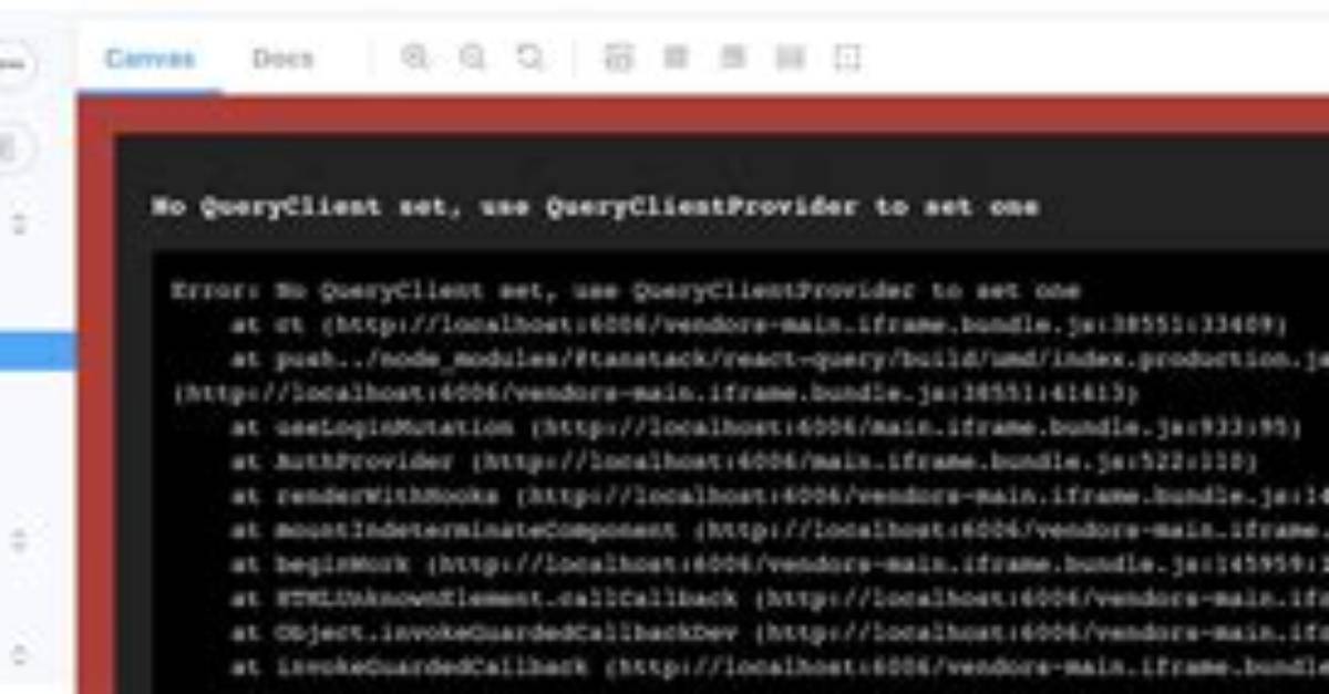 How to Set Queryclientprovider from Tanstack/React-Query in Storybook