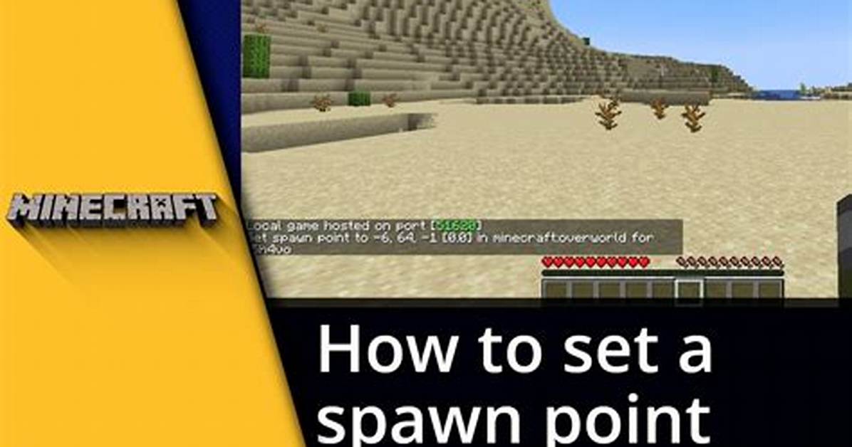 How to Set Spawn Point in Minecraft Server