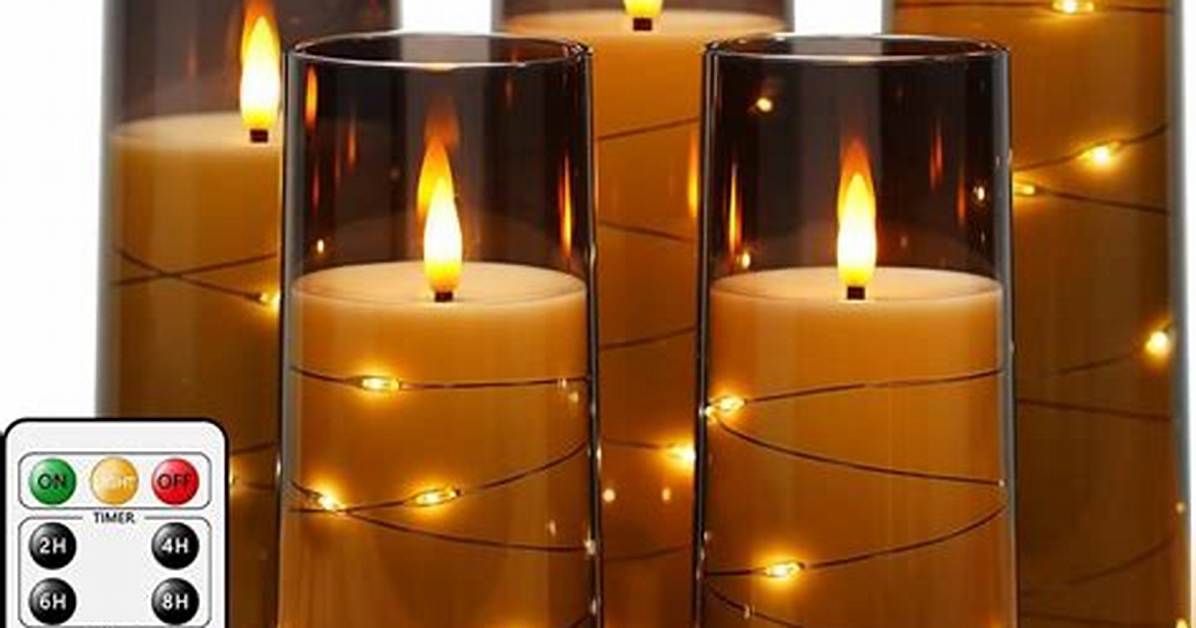 How to Set Timer on Electric Candle