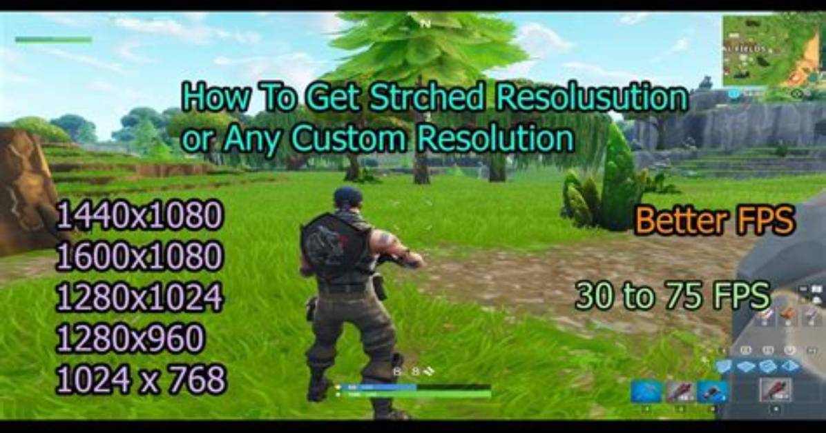 How to Set up Stretched Resolution in Fortnite and What's the Benefit