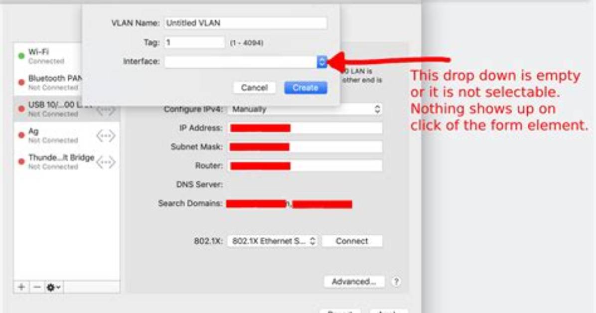 How to Setup Vlan from Mac Os Mojave Using Terminal