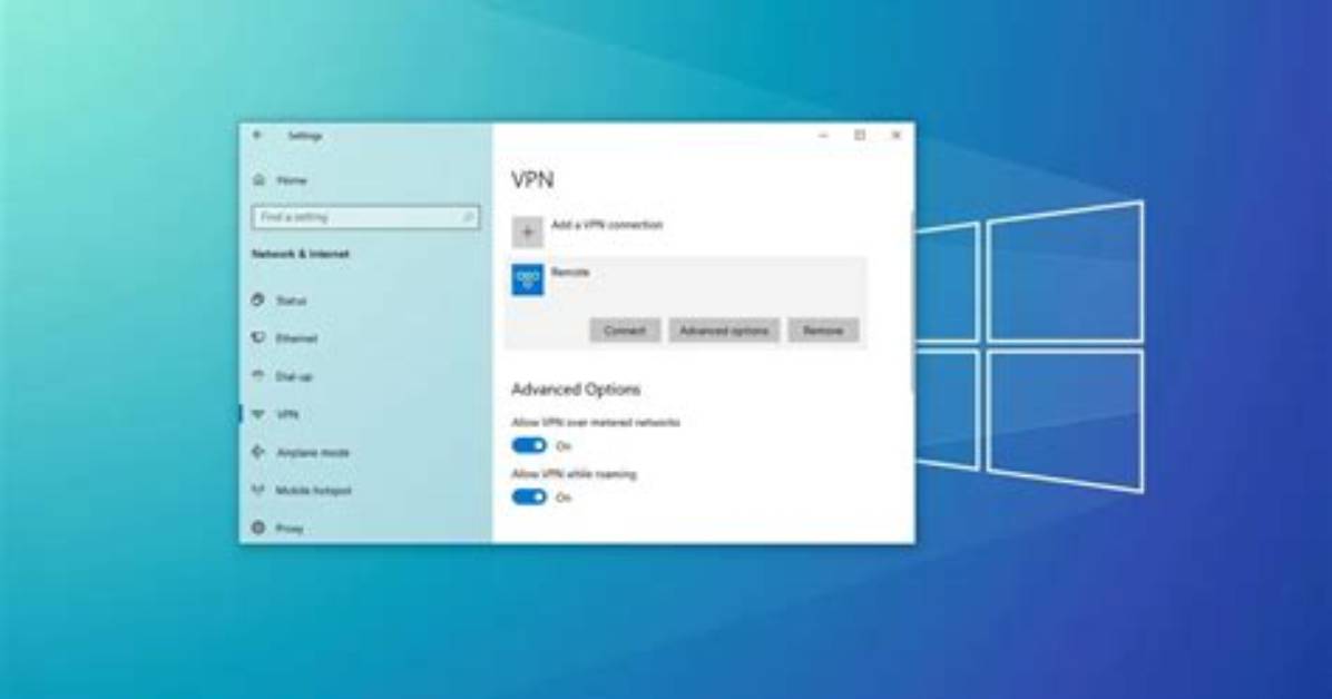 How to Setup Vpn Windows 10?