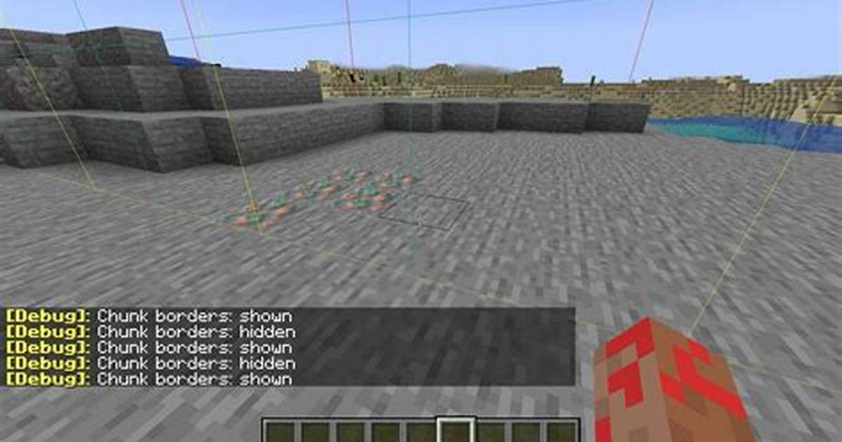 How to Show Chunks in Minecraft 1.12