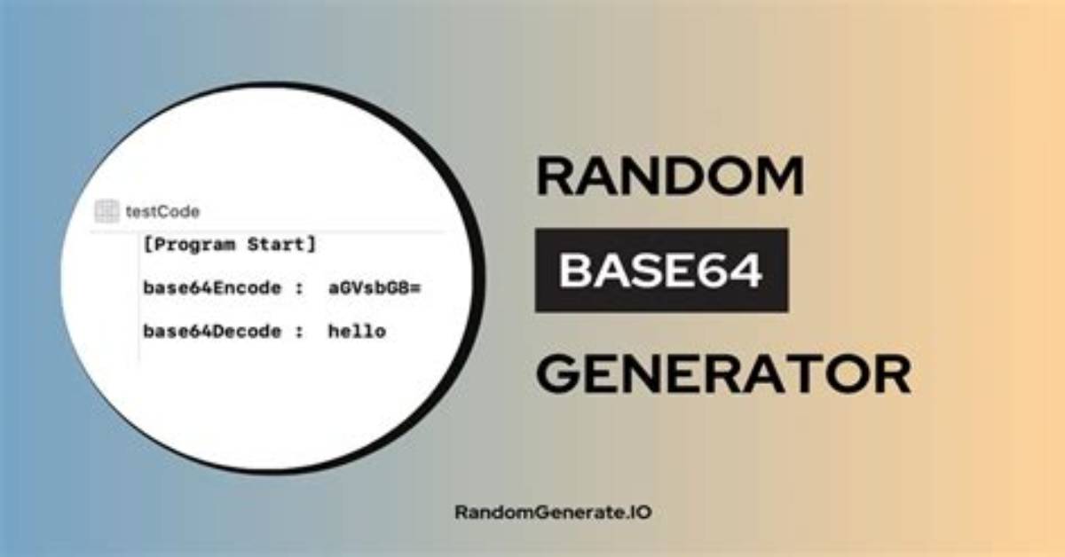 How to Simply Generate a Random Base64 String Compatible with All Base64 Encodings