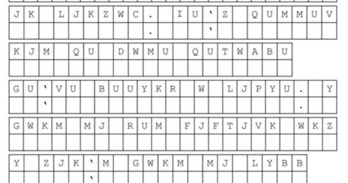 How to Solve a Cryptogram?