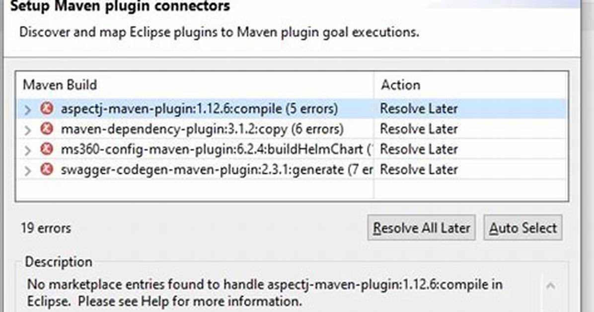 How to Solve "Plugin Execution Not Covered by Lifecycle Configuration" for Spring Data Maven Builds