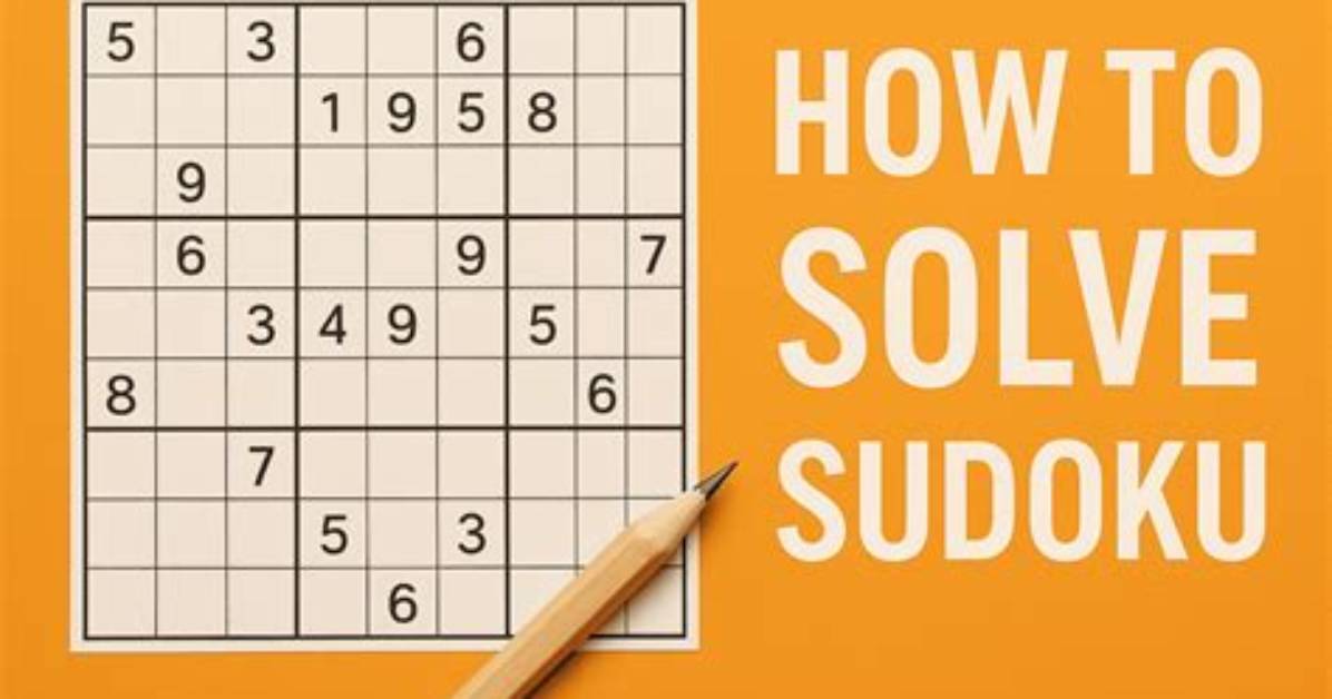 How to Solve Sudoku When Stuck
