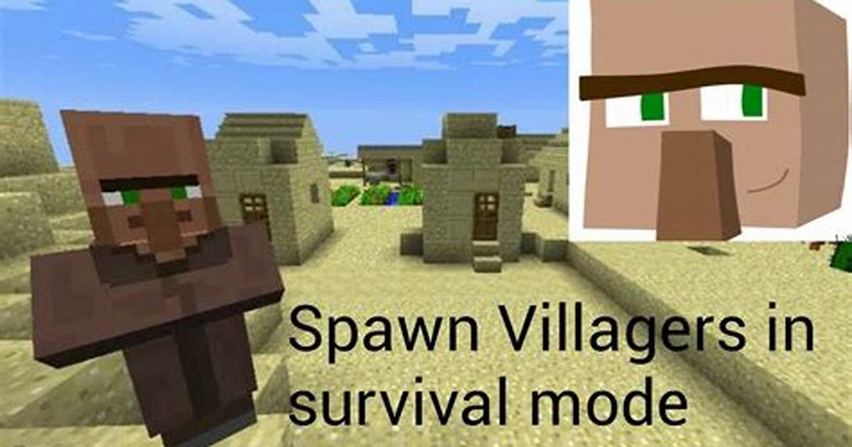 How to Spawn Villagers in Minecraft Creative Mode