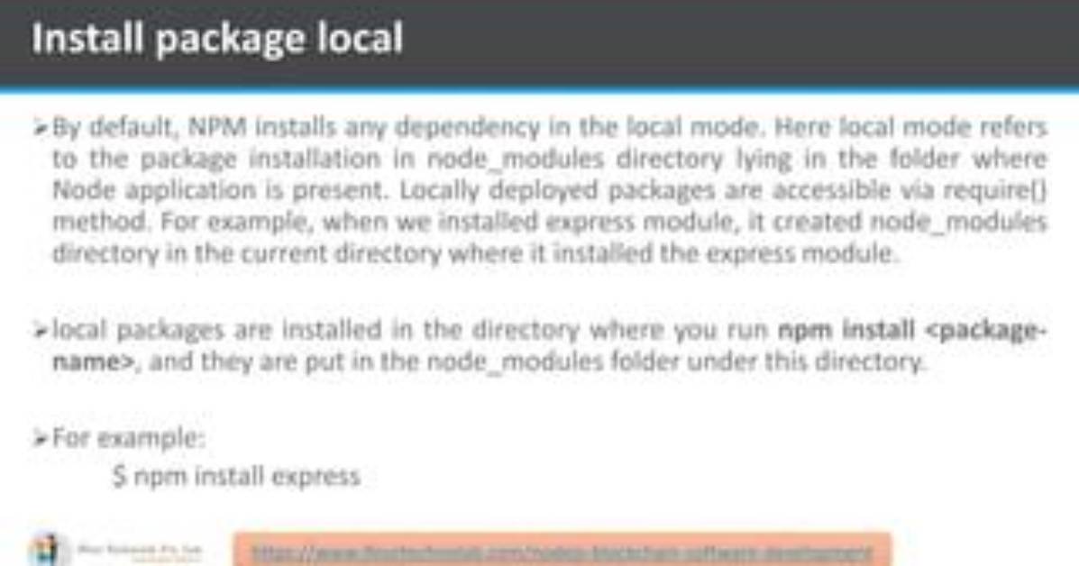 How to Specify Local Modules as Npm Package Dependencies