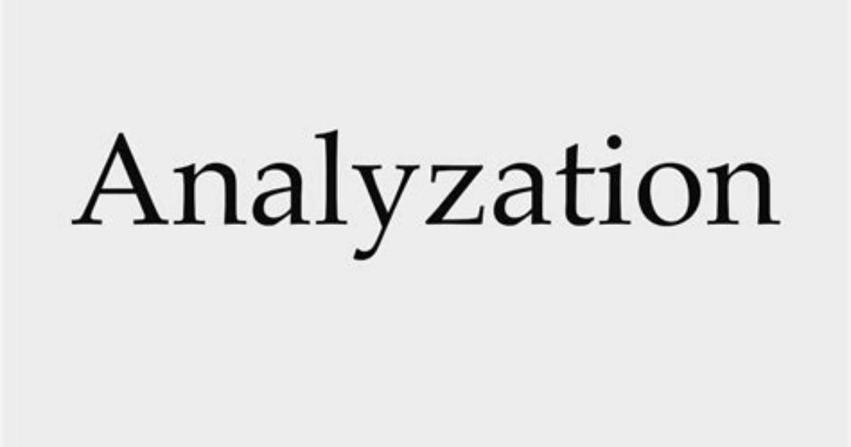 How to Spell Analyzation?