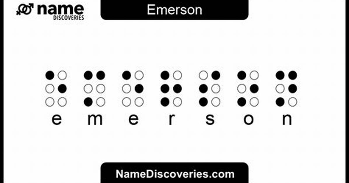 How to Spell Emerson?