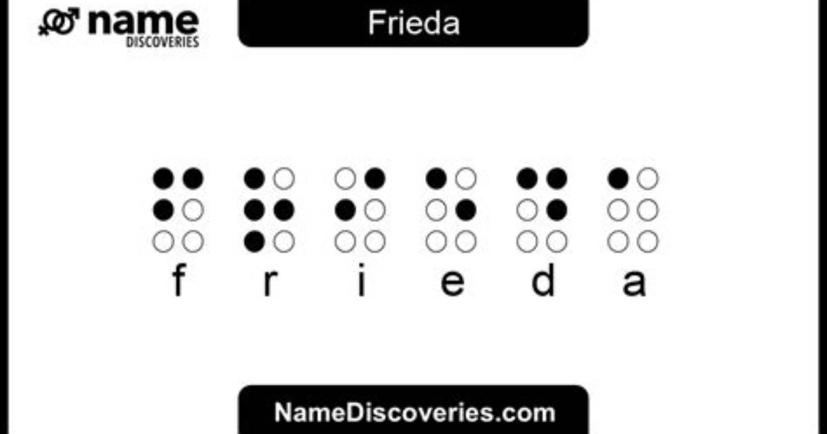 How to Spell Frieda?