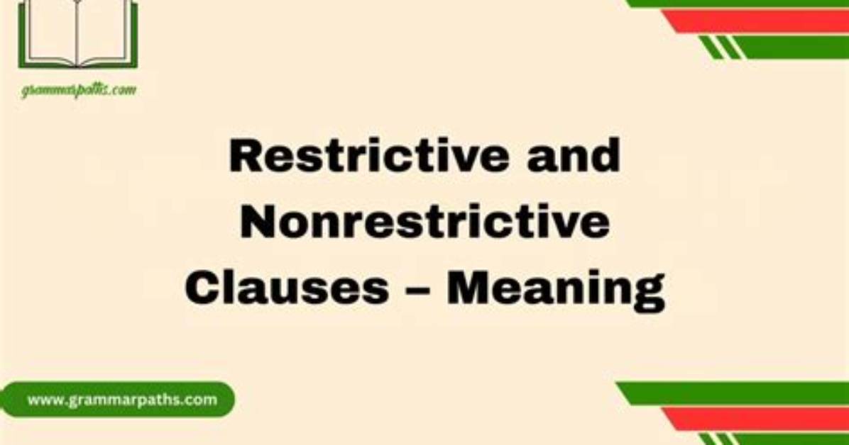 How to Spell Nonrestrictive?